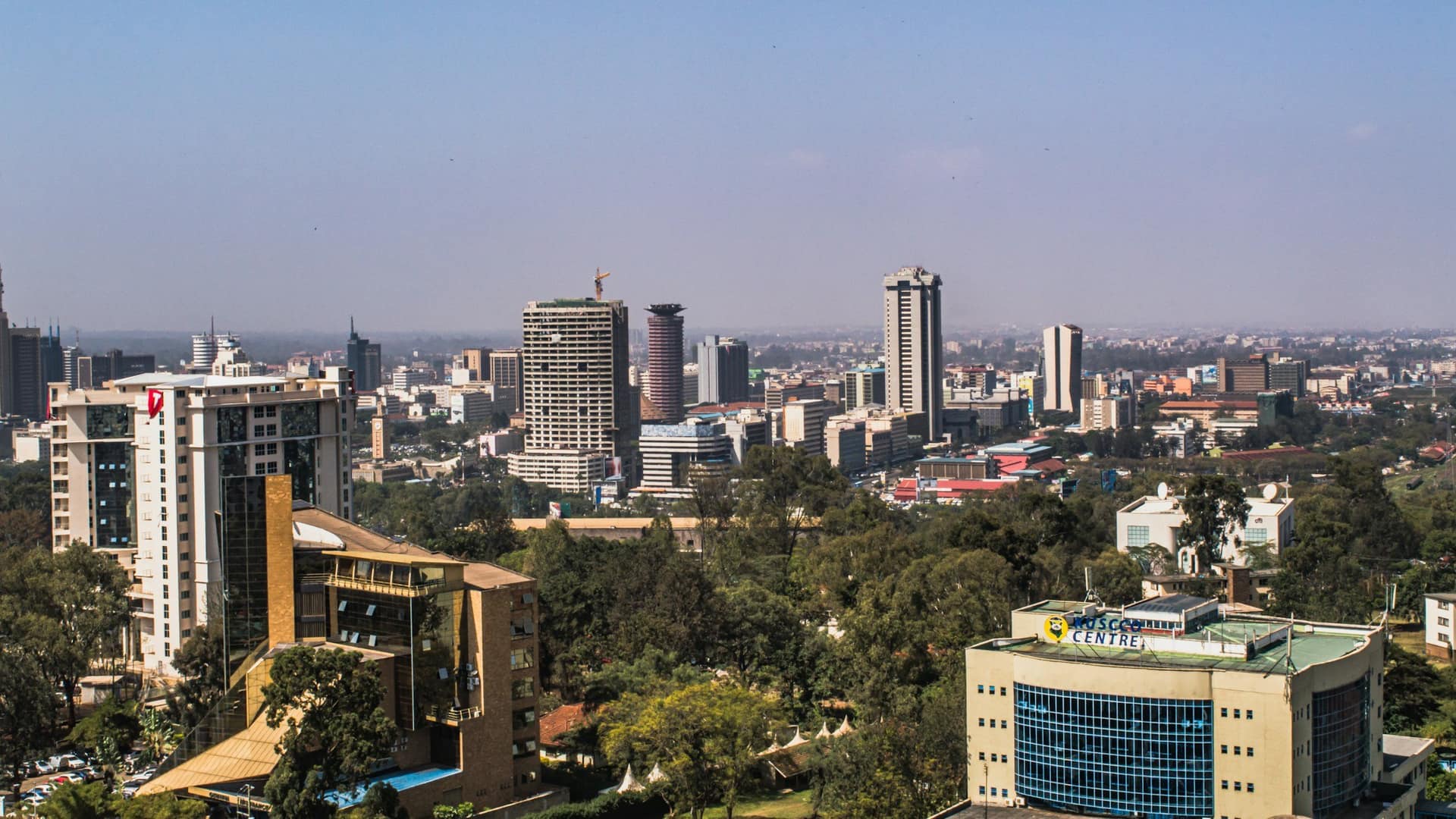 Nairobi city skyline